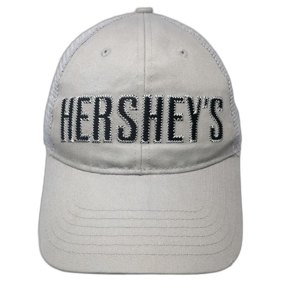 Hershey's Chocolate World Las Vegas Gray One Size Trucker Hat Snapback Mesh
